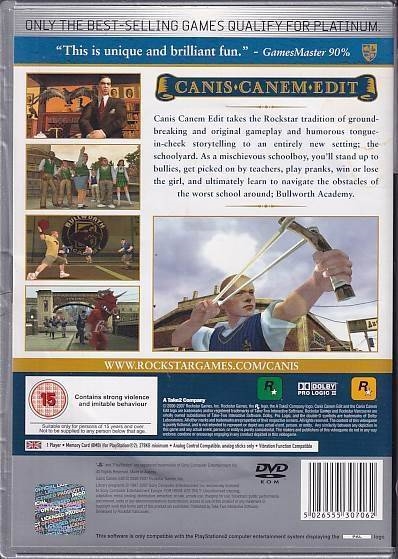 Canis Canem Edit - Platinum - PS2 (B Grade) (Genbrug)